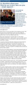Obiertas dans la Voix du Nord