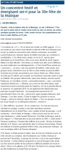 Obiertas dans la Voix du Nord