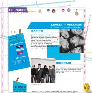 Kaolin et Obiertas en concert à Béthune