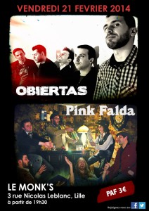 Obiertas en concert avec Pink Falda