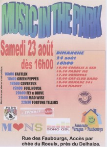 Obiertas en concert au festival Music in the Park